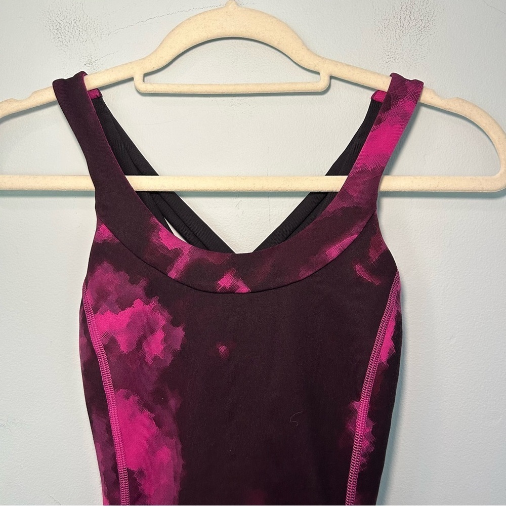 Lululemon Blooming Pixie Raspberry Black & Black … - image 5